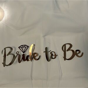 (NWOT) Bride to Be Veil